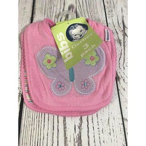 Gerber 3 pack Pink bibs. Bin14
